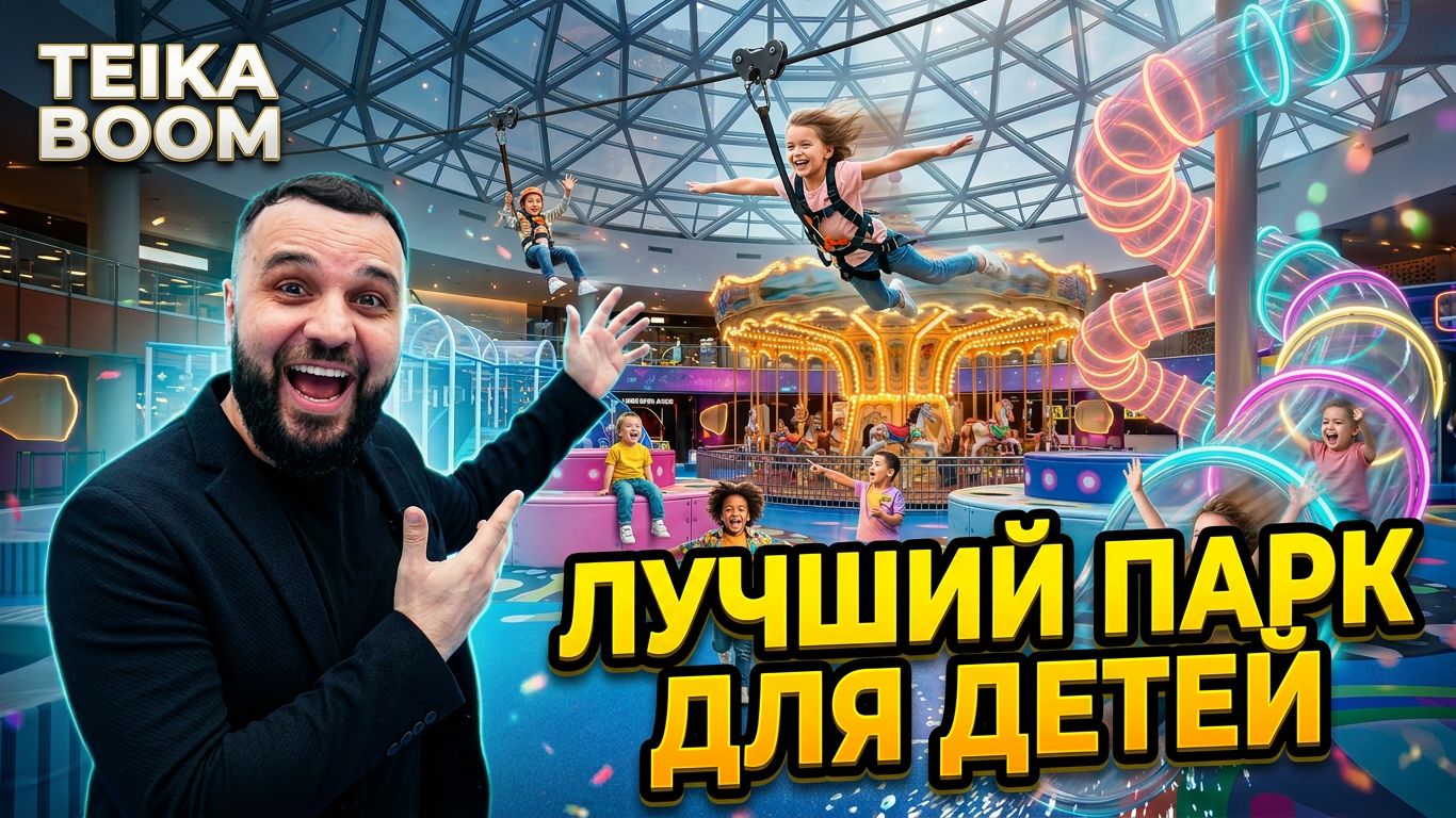 САМЫЙ БОЛЬШОЙ ПАРК В МОСКВЕ?! TeikaBoom тц Vegas ОБЗОР