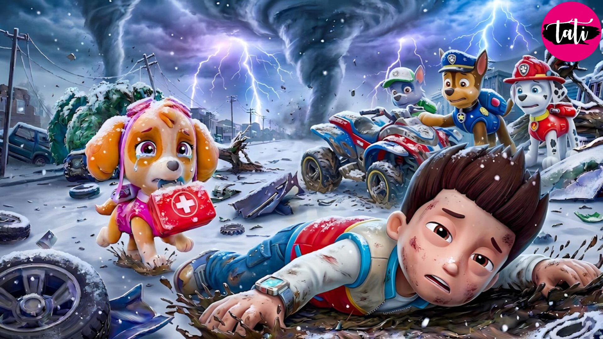 Щенячий патруль и Маршалл. Залипательное видео. Мультфильм для детей и малышей. Анимация 421