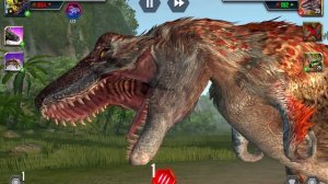 Прошла сложные схватки, классическая битва, « Я играю в Jurassic world the Game »