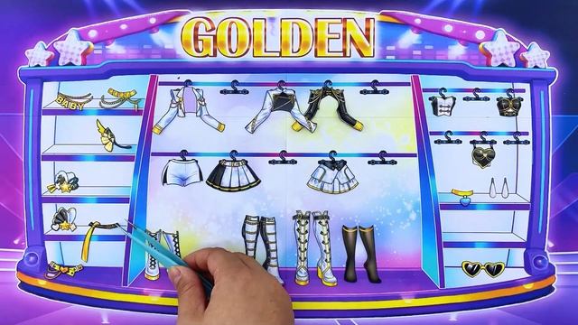 K-Pop Demon Hunters Huntrix & Saja Boys Wedding Fashion Glow Up!   Best DIY Fashion Paper Dolls