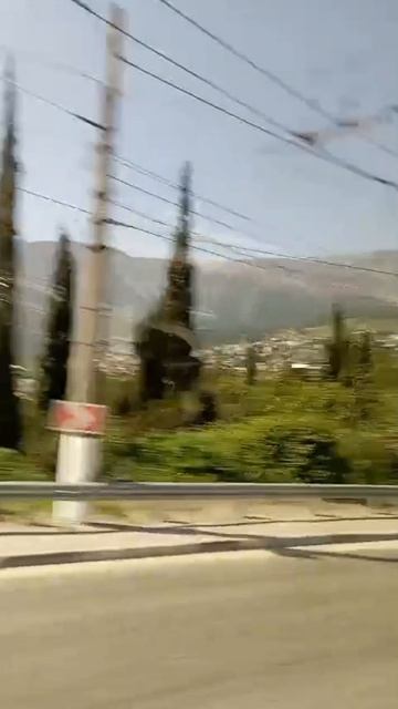 По дороге в Ялту. Экскурсия, апрель 2024 год