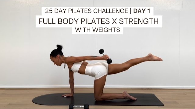 25-ДНЕВНЫЙ ПИЛАТЕС-ЧЕЛЛЕНДЖ | ДЕНЬ 1 | 30 МИНУТ ПИЛАТЕСА ДЛЯ ВСЕГО ТЕЛА | Пилатес дома