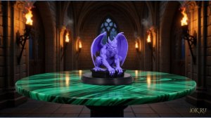 Коллекционная фигурка Фиолетовая Горгулья — страж ночи от Joker Studio