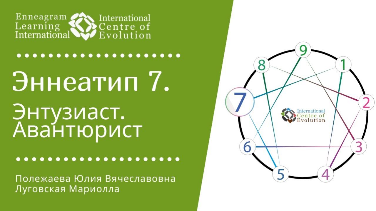 7 Тип Эннеаграммы - Энтузиаст. Авантюрист. Эпикуреец