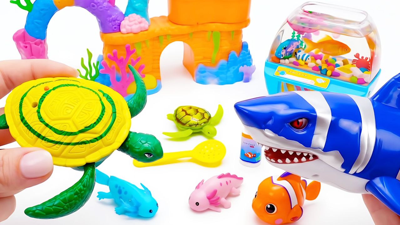 Мультики для детей. Классный набор - Акула и черепашка-аквариум Смотреть онлайн мультики для малышей