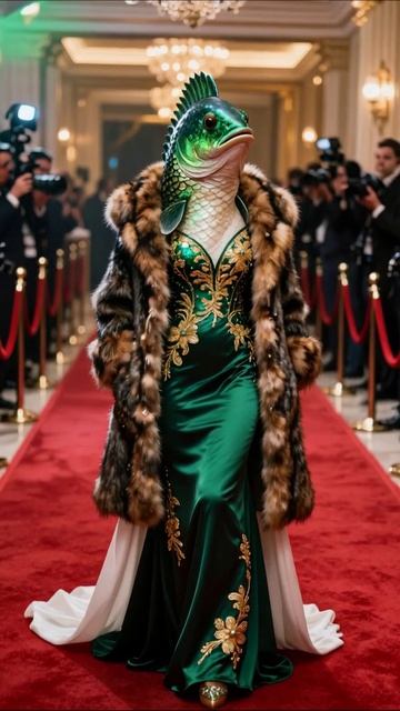 Скороход рыбы: утонченное сочетание моды и абсурда #мода #абсурд #креатив