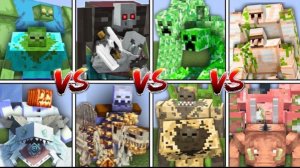 ВСЕ МАЙНКРАФТ МУТАНТЫ! БИТВА СИЛЬНЕЙШИХ, КТО ПОБЕДИТ В ЭПИЧНОМ БАТТЛЕ?! MUTANT MINECRAFT BATTLE!