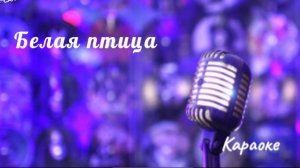 Белая птица - караоке (Ваенга)