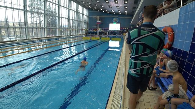 190426 25м брасс Шефер Никита 1класс 45сек 2место