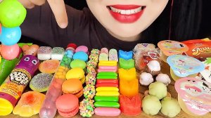 🌈 Радужные десерты 🌈 - СЛАДОСТИ и МАГИЧЕСКИЕ желе АСМР Мукбанг. ASMR еда.