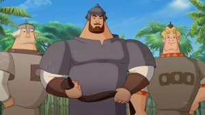 Три Богатыря - Алеша Попович и Тугарин Змей