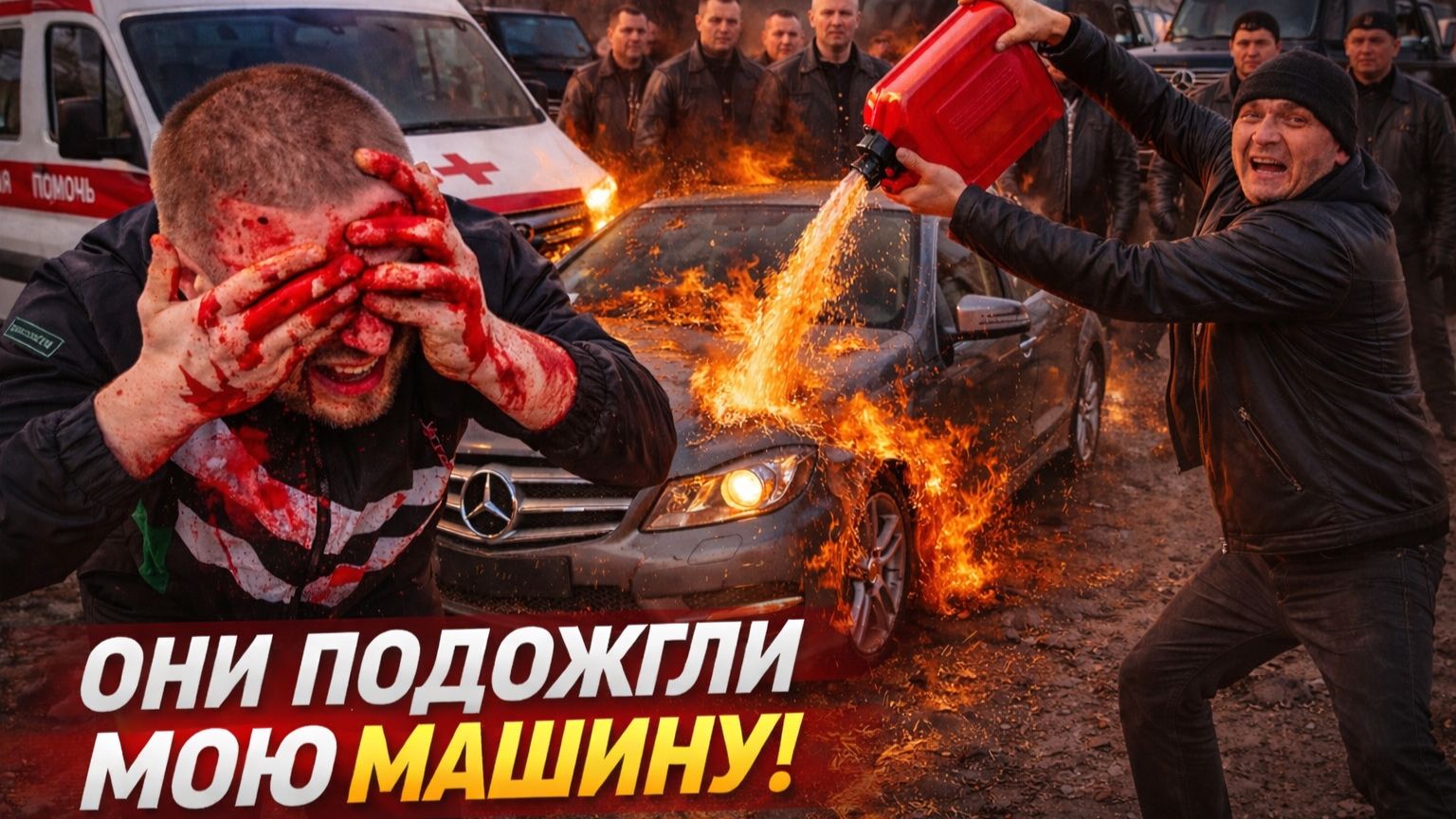 СГОРЕЛА МАШИНА!? Хотели убить
