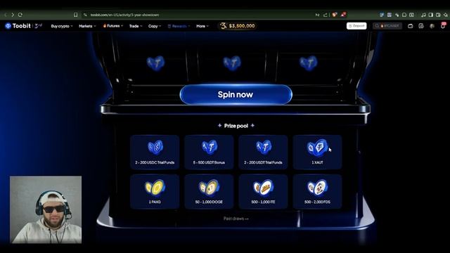 Toobit + Безлимитный Розыгрыш = Заряд Адреналина на $3.5M!