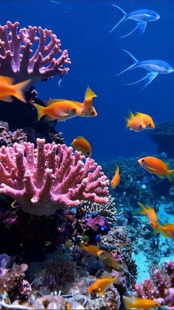 Подводный мир: Красота кораллов и рыб #океан #подводнаяфотография #природа