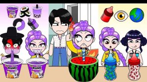 KPop Охотники на демонов, Кимбап, Рамэн, чай с пузырьками, Мукбанг, МУМИ-СТРАНИЦА