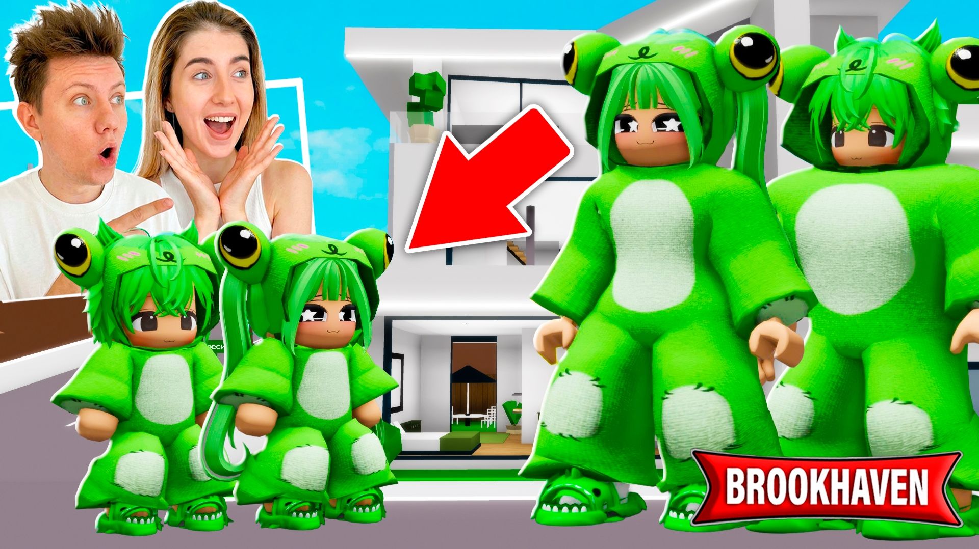 Мы стали ДЕТЬМИ САМОЙ МИЛОЙ семьи в Brookhaven 🏡RP!