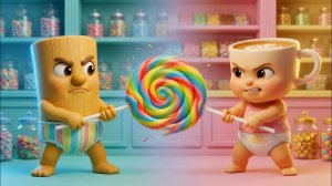 🌶️ Малышка-балерина съедает супер-острый леденец Тунг Тунг Тунг Сахура и начинает громко плакать