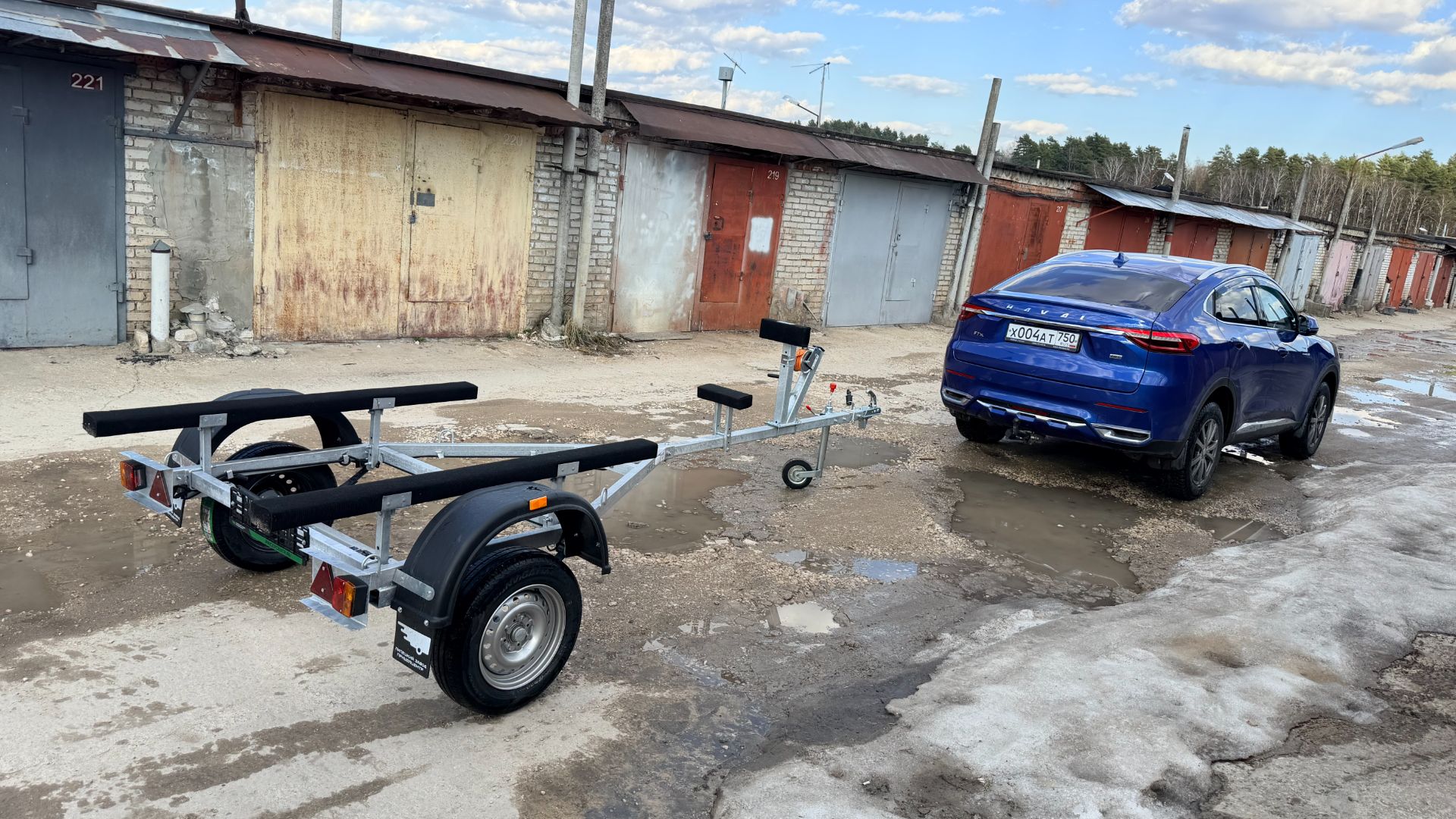 Лодка мечты!!! Часть 3, покупка прицепа.