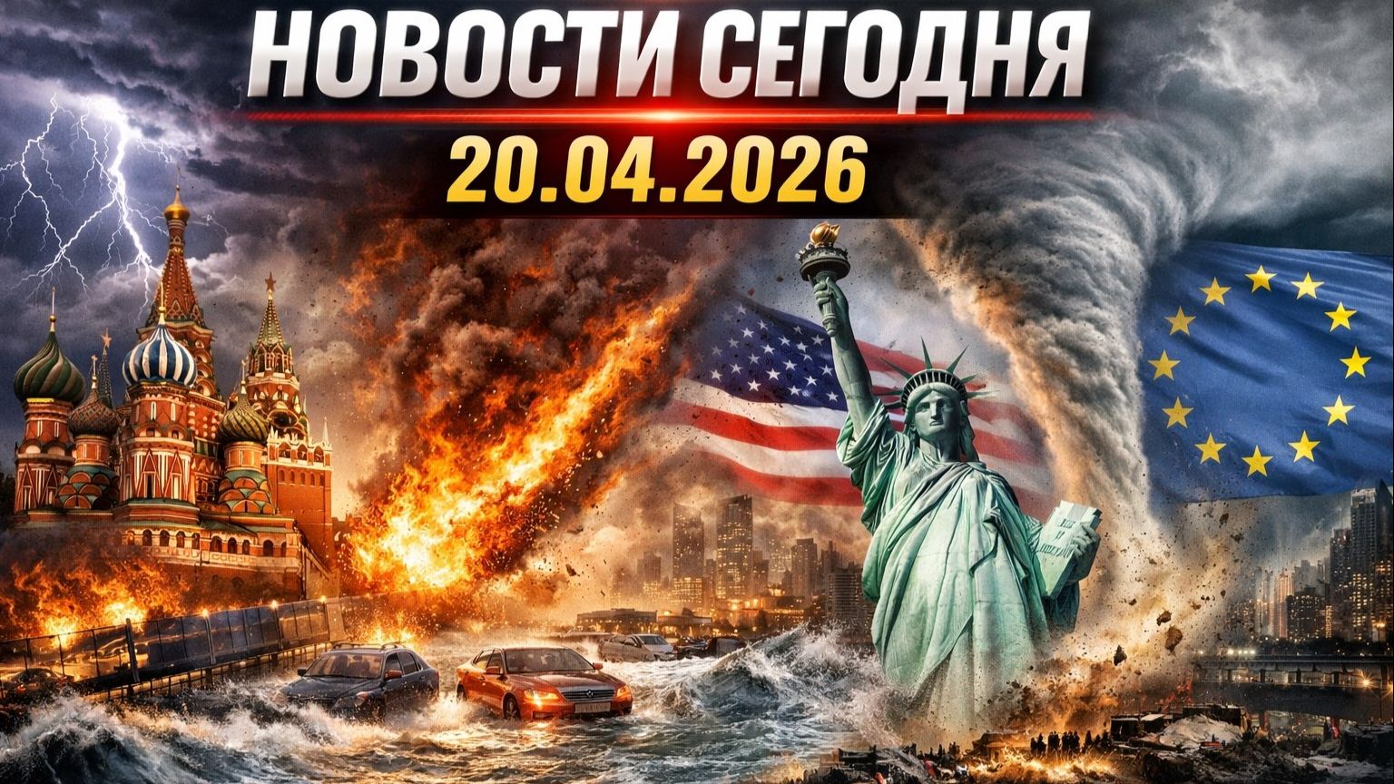 НОВОСТИ СЕГОДНЯ_ 20.04.2026 - Россия, Москва, ЧП, Катаклизмы, События Дня, США Европа