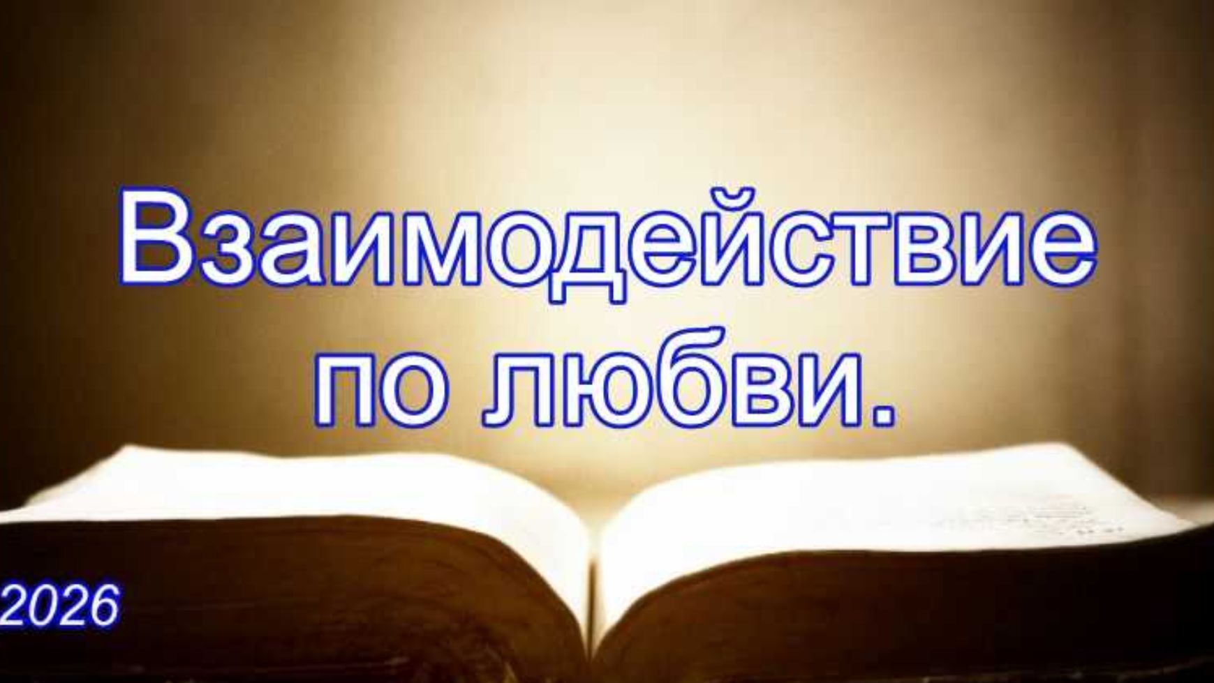 Взаимодействие по любви | Игорь Желтобрюх  | Евангелие от Иоанна 13*21-27