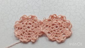 Соединяем круглые мотивы крючком.