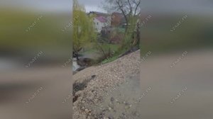 Дождь в Саратове. В Поливановке затопило частный сектор и трамвайное полотно