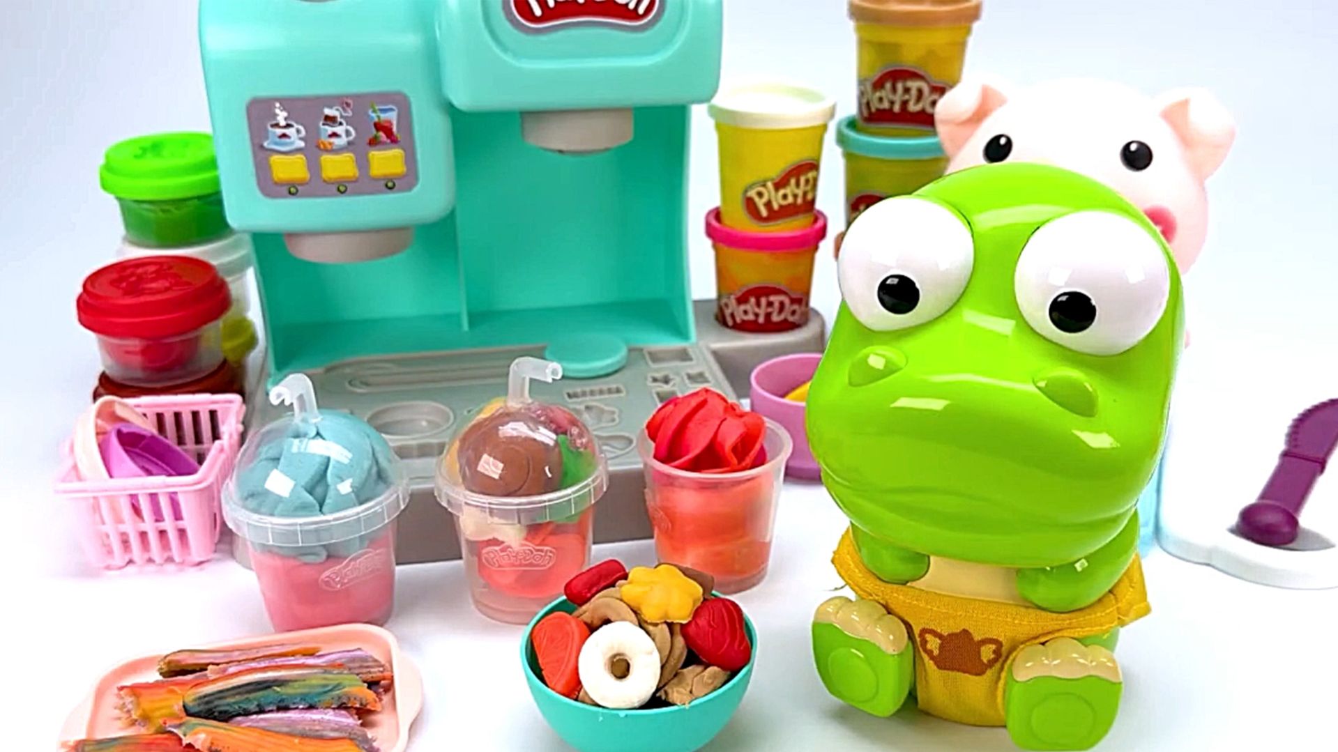 Мультики для малышей. Развивающие детские игрушки. Обзор и распаковка. Киоск с мороженным