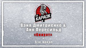 Ваня Дмитриенко & Аня Пересильд-Силуэт (КАРАОКЕ с бэк-вокалом)
