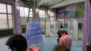 Action air. Край. Упражнение лестница. Егор