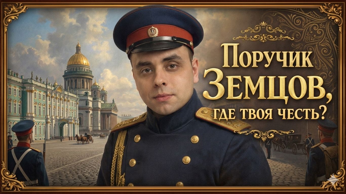 Офицерская честь. Поручик Земцов, где твоя честь?