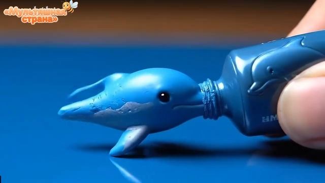 Реалистичные животные из красок. ИИ - анимация.