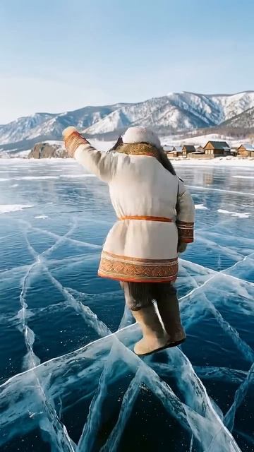 A Cat On Lake Baikal  #ai #cats #aicat #cat #catcute #cutecat #dancingcat