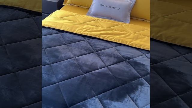 Комплект постельного белья с одеялом Сатин Вельвет Премиум «Солнечное утро»