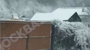 В Подмосковье зима — Зарайский район мощно засыпало снегом. Тем временем до лета чуть больше месяца