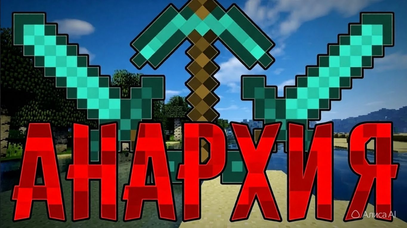 Играю в анархию в Minecraft!