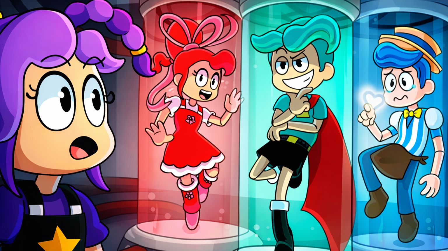 СЕМЬЯ ЗАБЫТЫХ ВЛЮБЛЕННЫХ... (анимационный фильм Poppy Playtime)