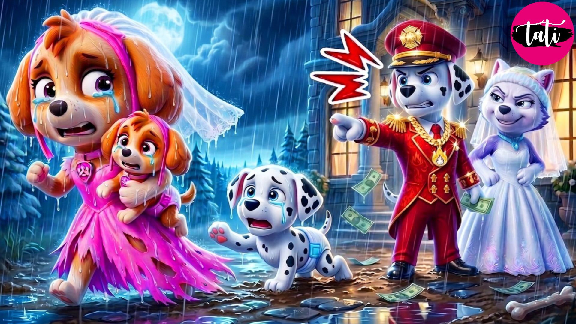 Щенячий патруль и Маршалл. Залипательное видео. Мультфильм для детей и малышей. Анимация 424