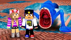 МОЙ ДРОН снял СОНИК ПОЖИРАТЕЛЬ в МАЙНКРАФТ НУБ И ПРО ЭВОЛЮЦИЯ ВИДЕО MINECRAFT Евгенбро