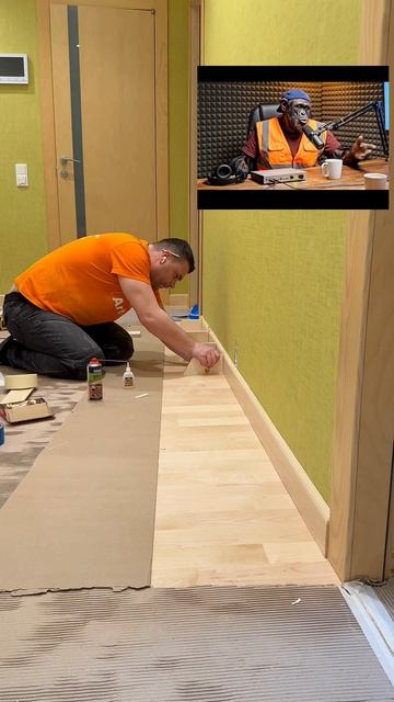 Можно,а зачем? Портит все отношение 😅 А мы в процессе монтажа плинтуса