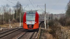 Небольшая поездка на ЭС2Г 237 "Ласточка". Сосновая поляна - Университетская