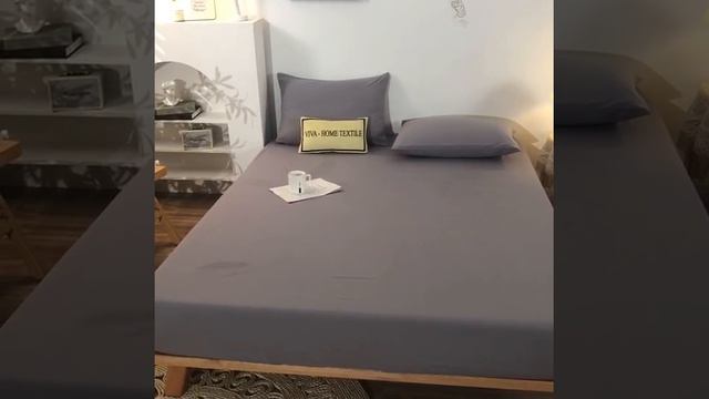 Комплект постельного белья Однотонный Сатин «Утренняя дымка»