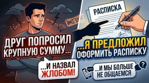 Истории из Жизни - Друг попросил в долг крупную сумму