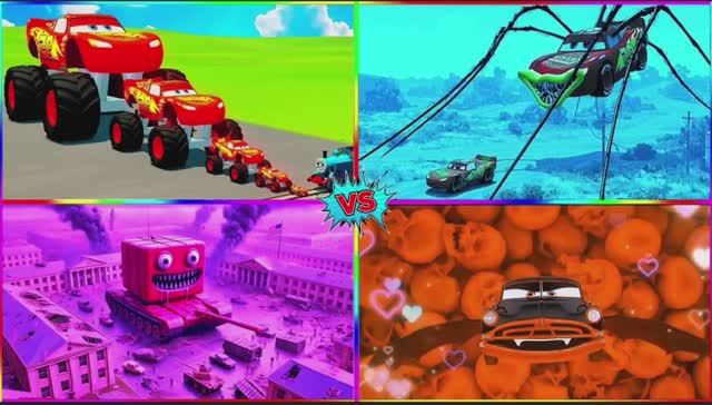 ТАЧКИ И МОЛНИЯ МАКВИН 🏎️ ГИГАНТСКАЯ МАШИНА ЕСТЬ МАШИНКИ ✨ ВЕСЕЛЫЙ ТАНЕЦ ⚡ МУЛЬТИК ДЛЯ ДЕТЕЙ