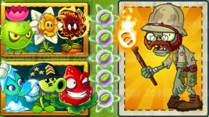 Зомби против растений Plants vs Zombies ПвЗ Растения против Зомби-2 PvZ Fusion Битва прохождение