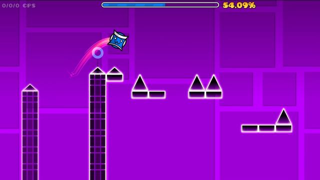 Баффнутая версия Stereo Madness авто