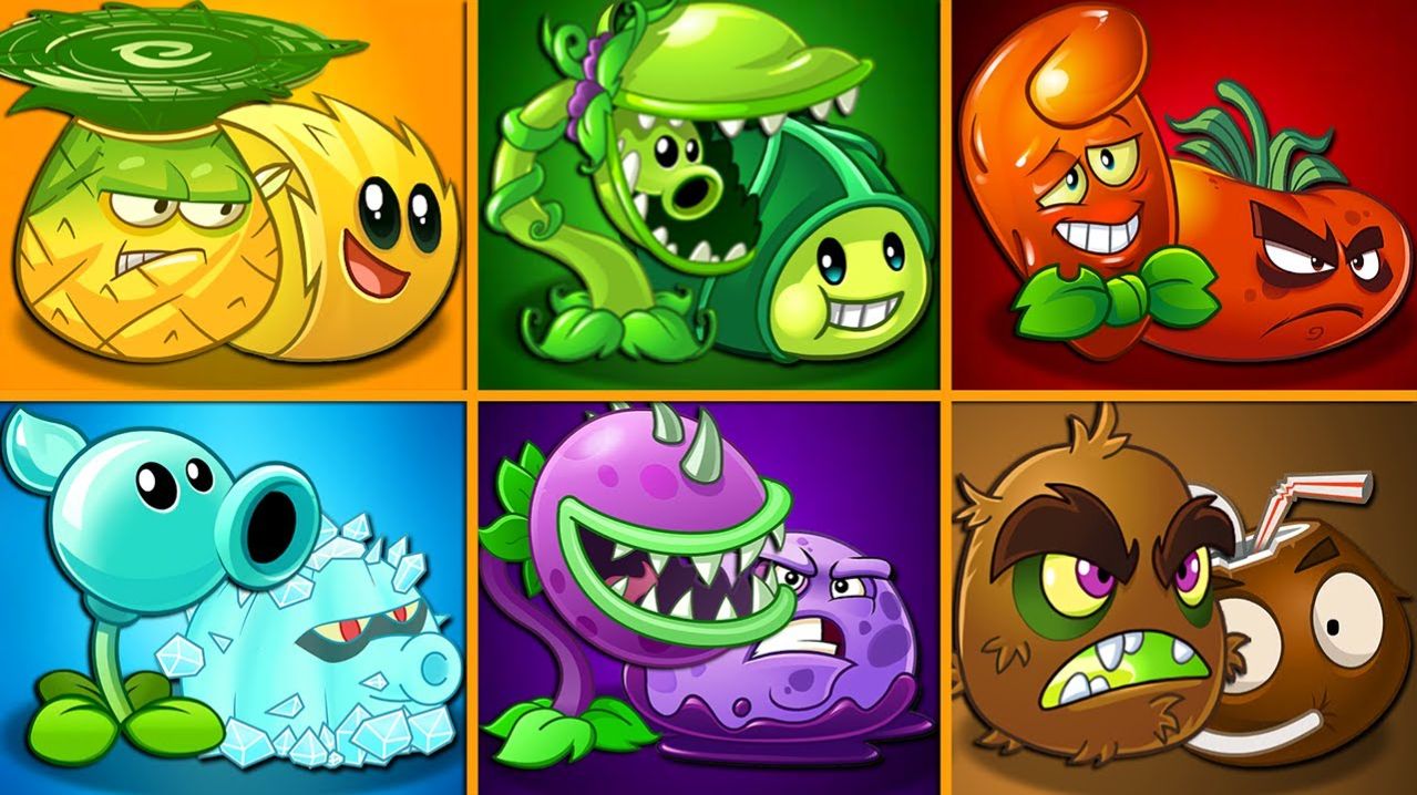 Зомби против растений Plants Vs Zombies ПвЗ Растения против Зомби-2 PvZ Fusion Битва прохождение