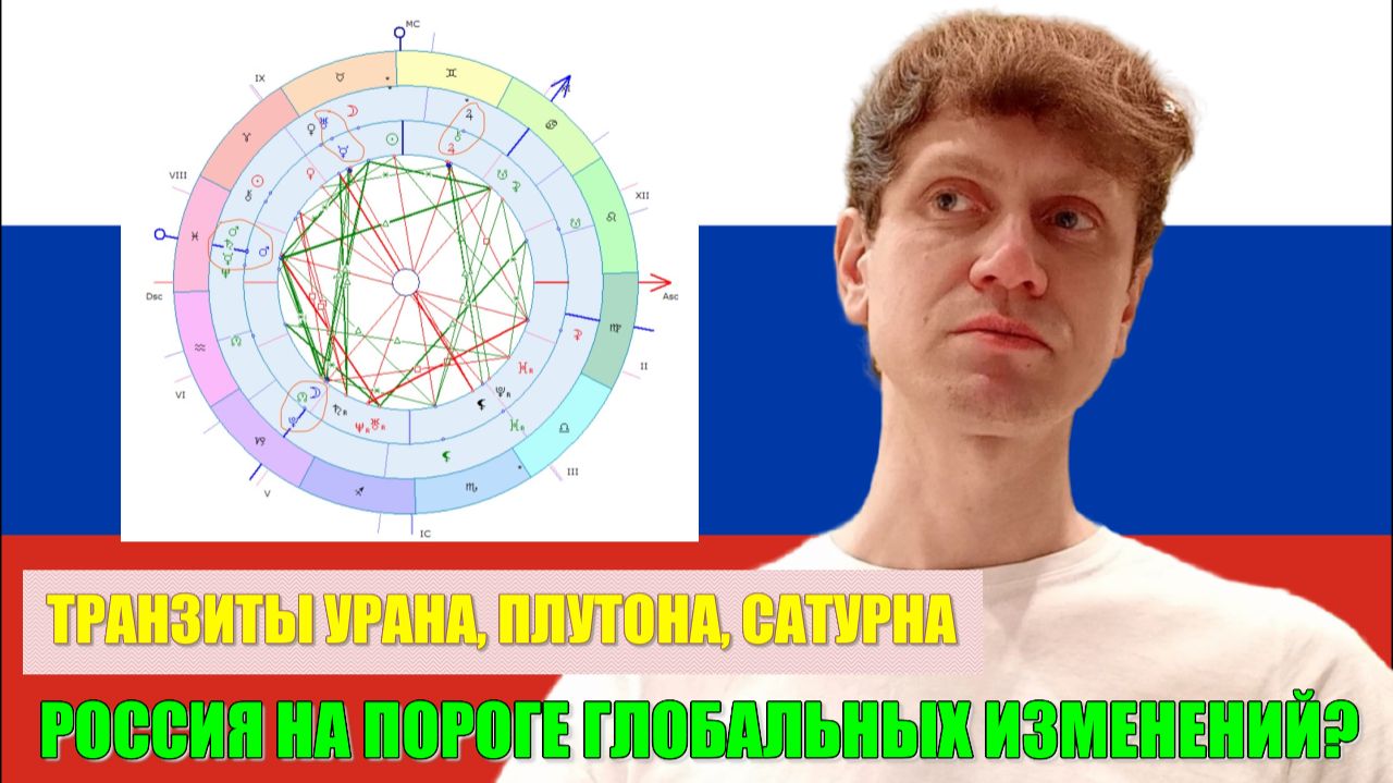 Гороскоп России. В.В.Путин. Астрологический прогноз. Транзиты Урана, Плутона, Сатурна и Марса