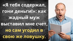 Муж выставил счёт при разводе | Истории из жизни