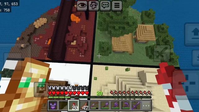 Обзор моего мира в Майнкрафт ПЕ