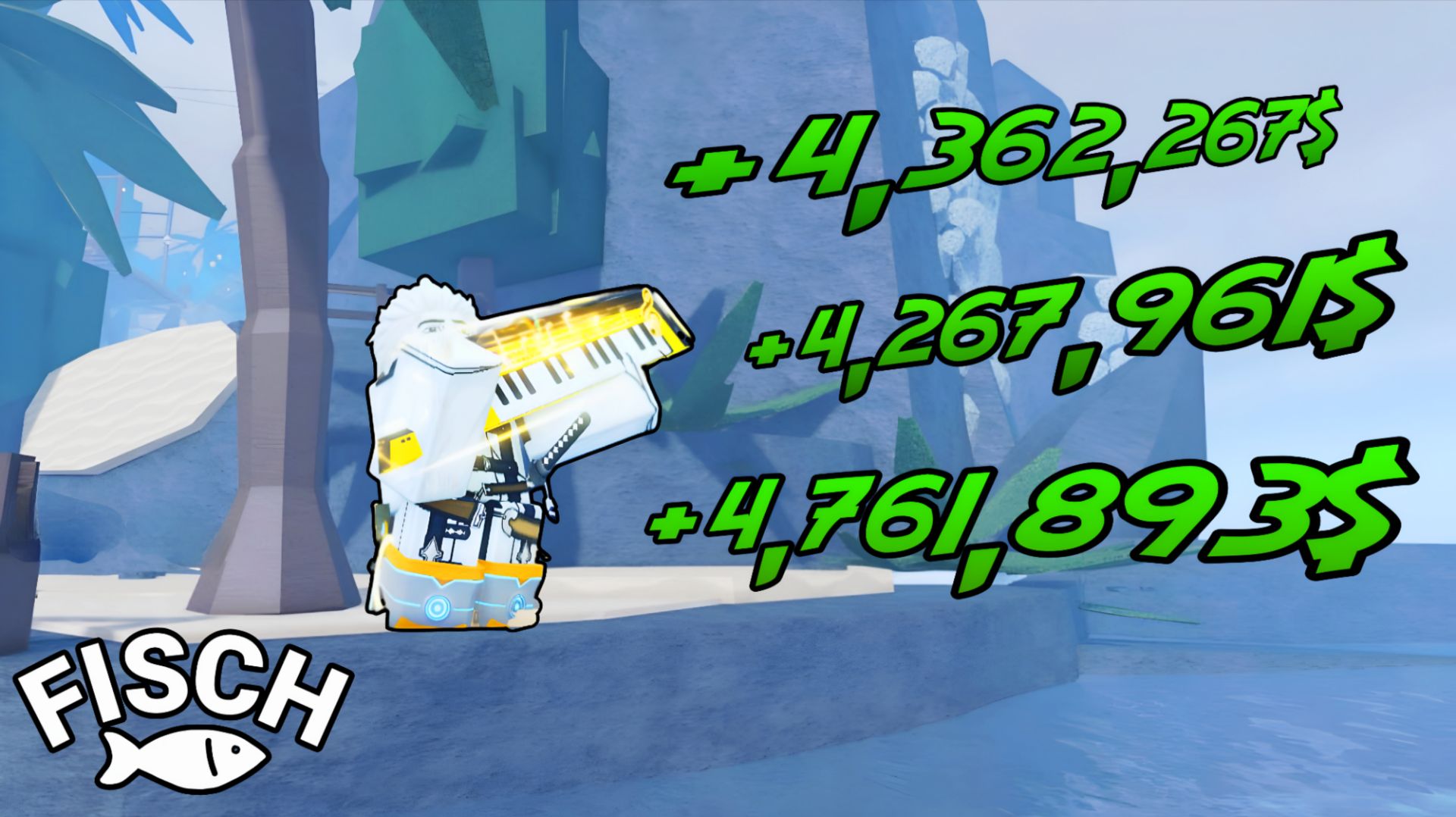 НОВАЯ *МЕТОВАЯ* УДОЧКА ДЛЯ ФАРМА ДЕНЕГ! | FISCH ROBLOX!